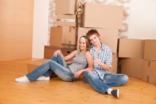 Office relocation planning in Goodmayes with organised workstations