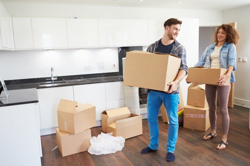 Organised student belongings stored safely in Goodmayes