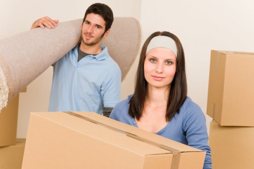 Secure temporary storage facility in Goodmayes with organized items