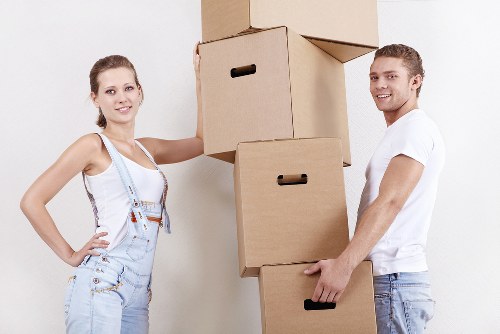 Organised packing process for house removals in Goodmayes