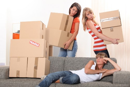 Furniture and moving items prepared for self storage in Goodmayes